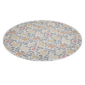 Blok Alpacas Pattern Snijplank (Hoek)