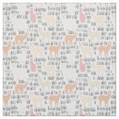 Blok Alpacas Pattern Stof (Swatch)