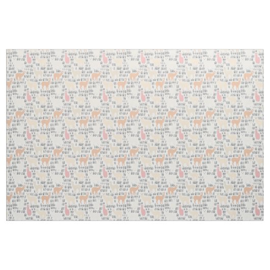 Blok Alpacas Pattern Stof (Fat Quarter)