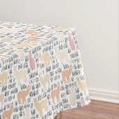 Blok Alpacas Pattern Tafelkleed (Voorbeeld)