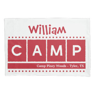 Blok CAMP Pillowcase - Red Kussensloop