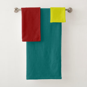 Blok Gekleurd - Handdoek Set