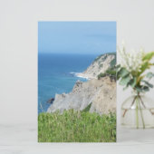 Blok Island Bluffs - Block Island, Rhode Island Briefpapier (Staand voorkant)