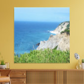 Blok Island Bluffs - Block Island, Rhode Island Canvas Afdruk (Insitu (Woonkamer))