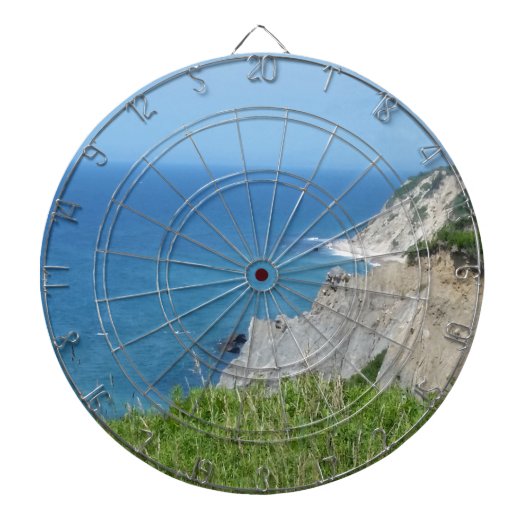 Blok Island Bluffs - Block Island, Rhode Island Dartbord (Voorkant)