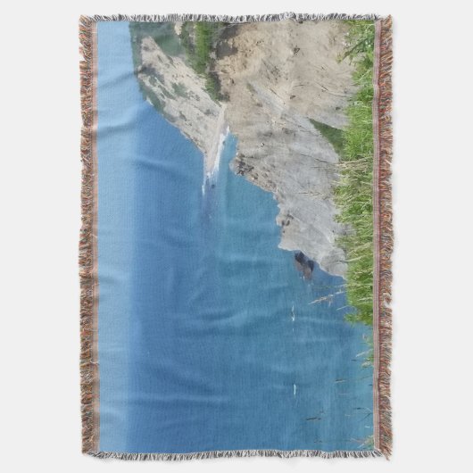 Blok Island Bluffs - Block Island, Rhode Island Deken (Voorkant Verticaal)