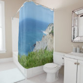 Blok Island Bluffs - Block Island, Rhode Island Douchegordijn (In situ)