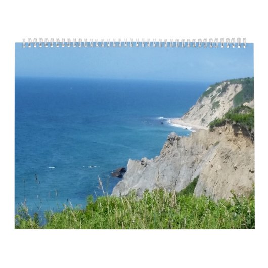 Blok Island Bluffs - Block Island, Rhode Island Kalender (Hoes)