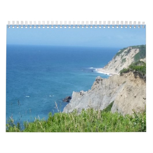 Blok Island Bluffs - Block Island, Rhode Island Kalender (Hoes)