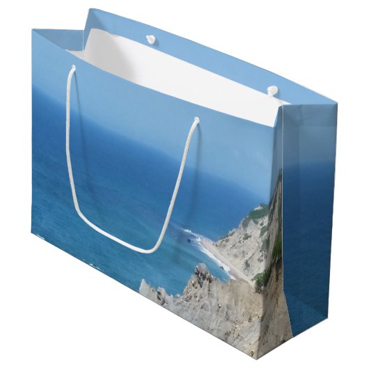 Blok Island Bluffs - Block Island, Rhode Island Large Cadeautasje (Voorkant Gekanteld)