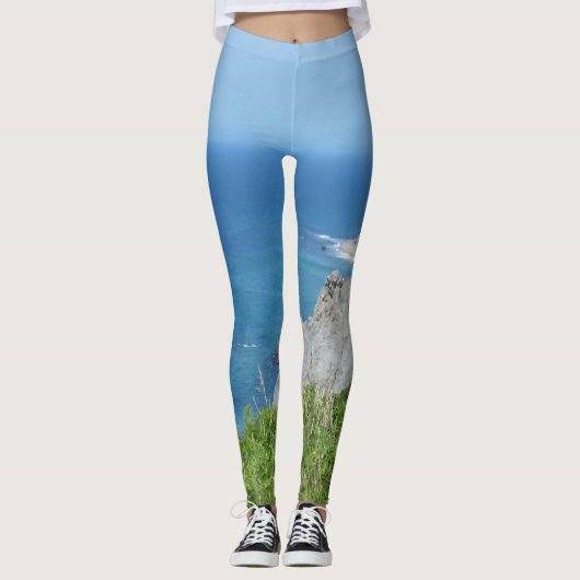 Blok Island Bluffs - Block Island, Rhode Island Leggings (Voorkant)