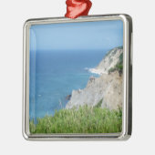Blok Island Bluffs - Block Island, Rhode Island Metalen Ornament (Links)