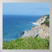 Blok Island Bluffs - Block Island, Rhode Island Poster (Voorkant)