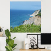 Blok Island Bluffs - Block Island, Rhode Island Poster (Thuiskantoor)
