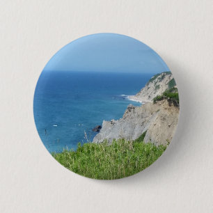 Blok Island Bluffs - Block Island, Rhode Island Ronde Button 5,7 Cm
