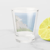 Blok Island Bluffs - Block Island, Rhode Island Shot Glas (Achterkant)