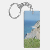 Blok Island Bluffs - Block Island, Rhode Island Sleutelhanger (Voorkant Links)