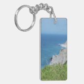 Blok Island Bluffs - Block Island, Rhode Island Sleutelhanger (Voorkant Links)