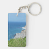 Blok Island Bluffs - Block Island, Rhode Island Sleutelhanger (achterkant)