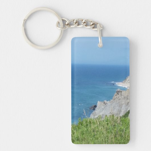 Blok Island Bluffs - Block Island, Rhode Island Sleutelhanger (Voorkant)