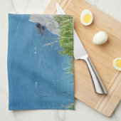 Blok Island Bluffs - Block Island, Rhode Island Theedoek (Quarter Fold)