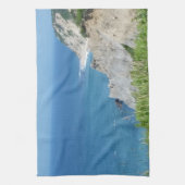 Blok Island Bluffs - Block Island, Rhode Island Theedoek (Verticaal)