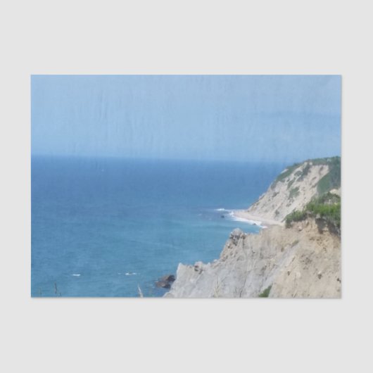 Blok Island Bluffs - Block Island, Rhode Island Tissuepapier (Voorkant)