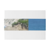 Blok Island Bluffs - Block Island, Rhode Island Uitnodigingen Wikkel (Achterkant Voorbeeld)