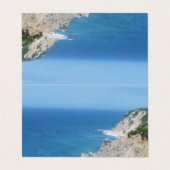 Blok Island Bluffs - Block Island, Rhode Island Visitekaartje (Buitenkant ongevouwen)