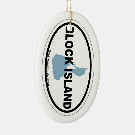 Blok Island Keramisch Ornament (Rechts)