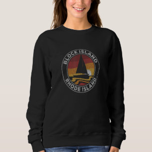 Blok Island Rhode Island Sailboat 70s Ret Trui