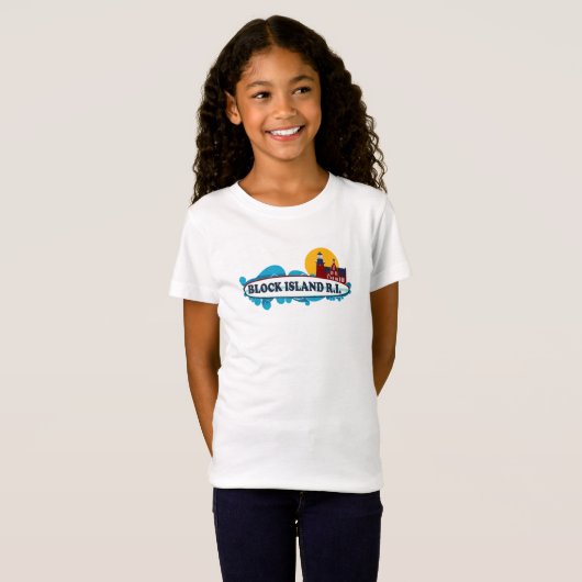 Blok Island T-shirt (Voorkant volledig)