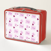 Blok liefde hartpatroon (Voorkant)