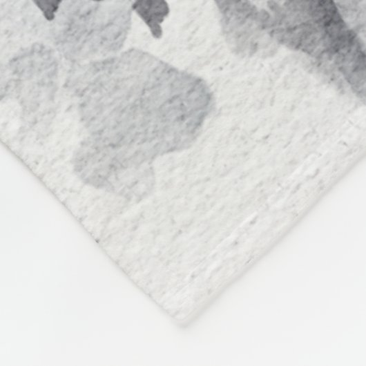 Blok Oerwoud Blok Fleece Deken (Hoek)