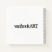 Blok Partij Vierkant Notitieboek (Achterkant)