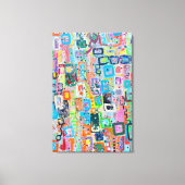 Blok Party 24 x 36 Canvas Print (Voorkant)