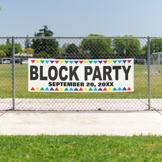 Blok Party straatbanner Spandoek (Insitu)