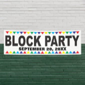 Blok Party straatbanner Spandoek