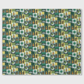Blok Patchwork (Cosmische Nevel) Cadeaupapier (Vlak)