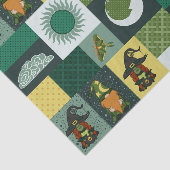 Blok Patchwork (Cosmische Nevel) Tissuepapier (Detail)