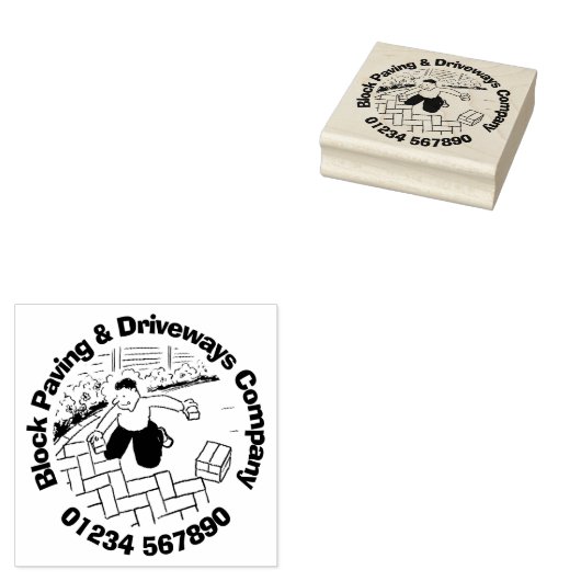 Blok Paving & Driveways. Rubberstempel (Gestempeld)