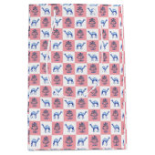 Blok Print Lotus Bloemen & Kamelen Medium Cadeauzakje (Voorkant)