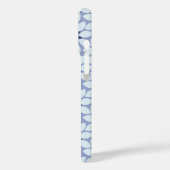 Blok Print Tegelbloemen blauw Case-Mate iPhone Case (Achterkant / Links)