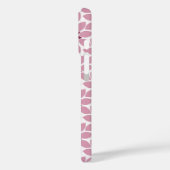 Blok Print Tegelbloemen roze rood Case-Mate iPhone Case (Achterkant / Links)