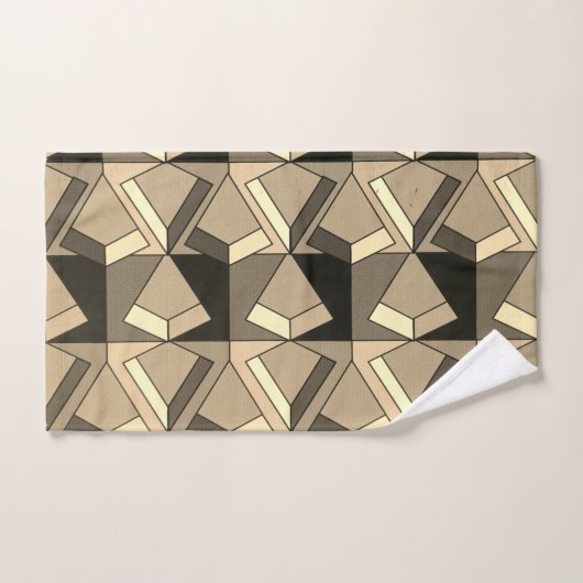 Blok sepia handdoek (Handdoek)