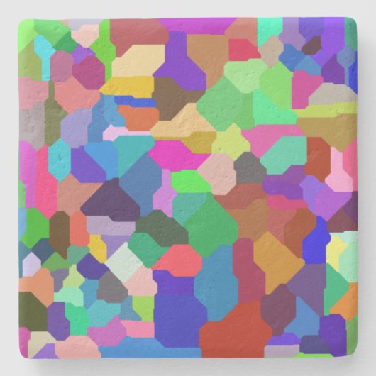 Blok Tegel kalksteen Onderzetter (Voorkant)