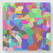 Blok Tegel Marmeren Onderzetter (Voorkant)