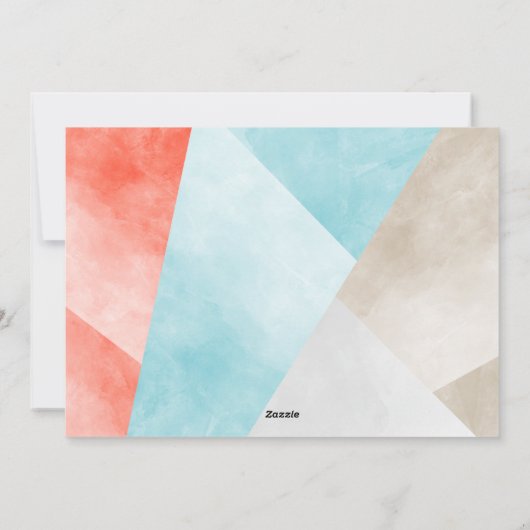 Blok Twee van de kleur de Kerstkaart van de Foto (Achterkant)