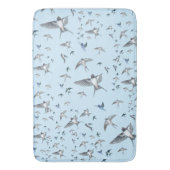 Blok van de gevechtsvogels ter illustratie badmat (Voorkant Verticaal)