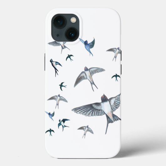 Blok van de gevechtsvogels ter illustratie Case-Mate iPhone case (Achterkant)